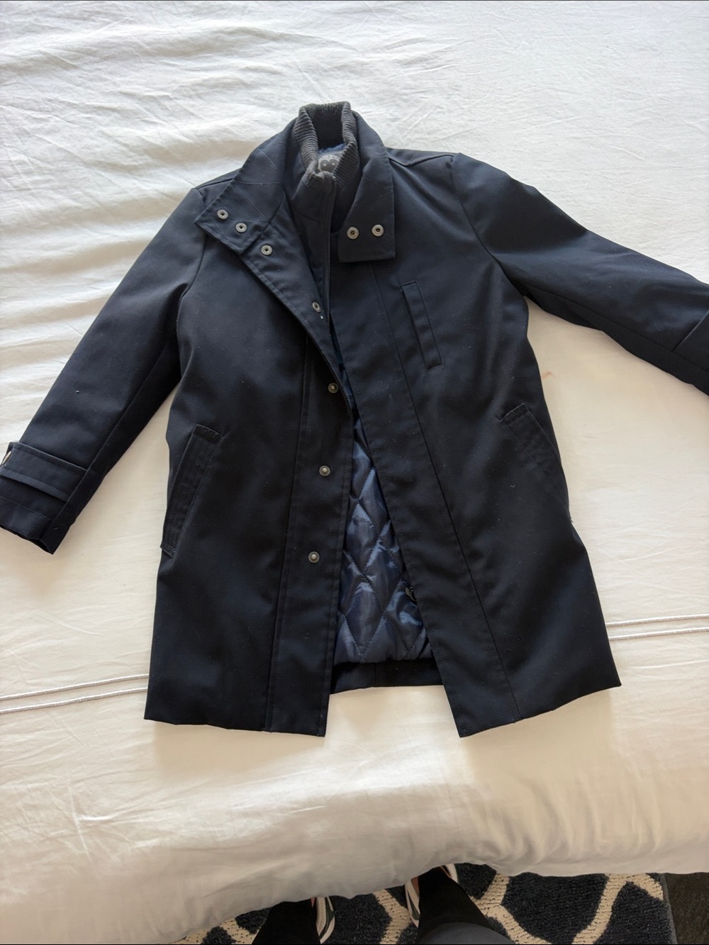 Appaman Navy Blue Men's Pea Coat